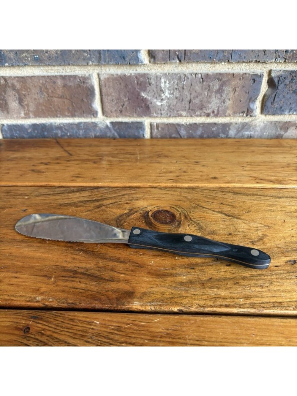 Cutco 1768 Spatula Spreader Knife 5" Blade Classic Brown Handle